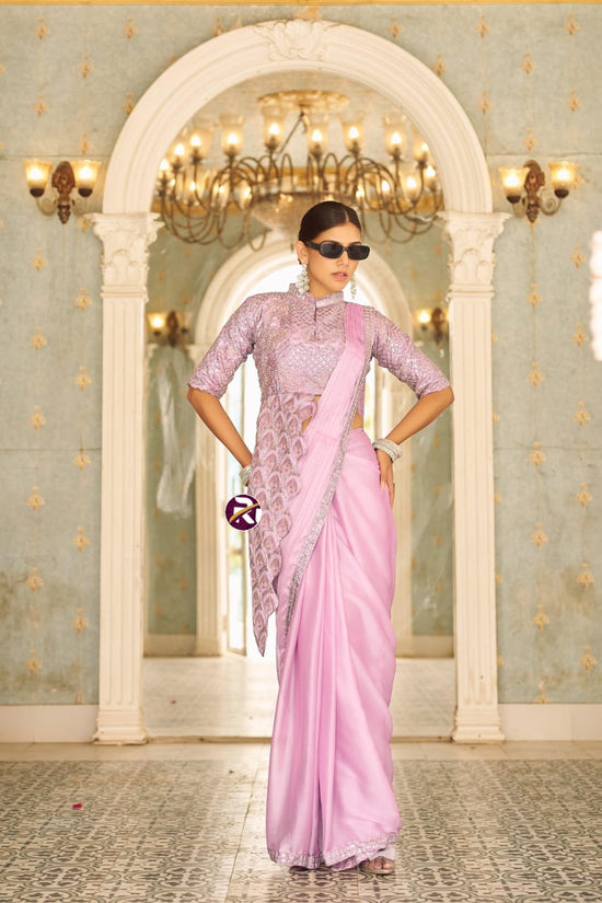 Elysian Charm Drape Royal Designer