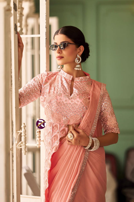 Elysian Charm Drape Royal Designer