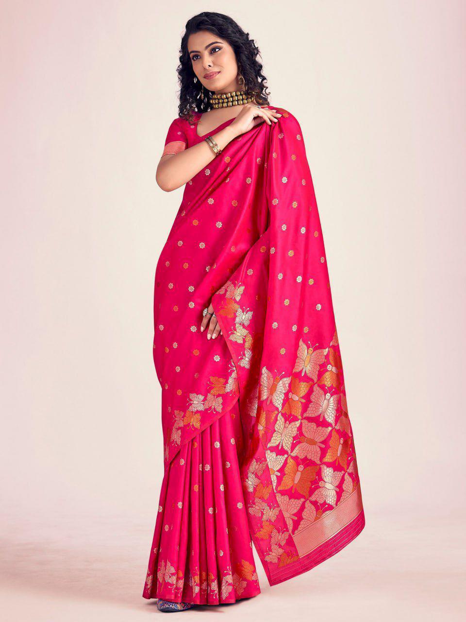 Serene Symphony In Banarasi Artistry