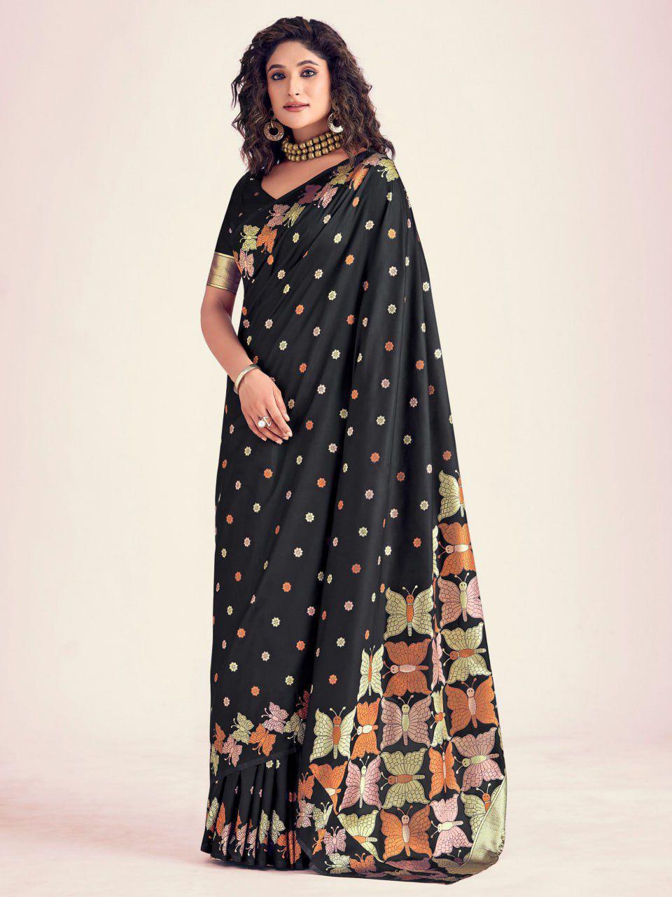 Serene Symphony In Banarasi Artistry