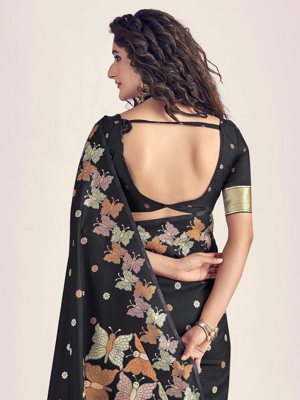 Serene Symphony In Banarasi Artistry