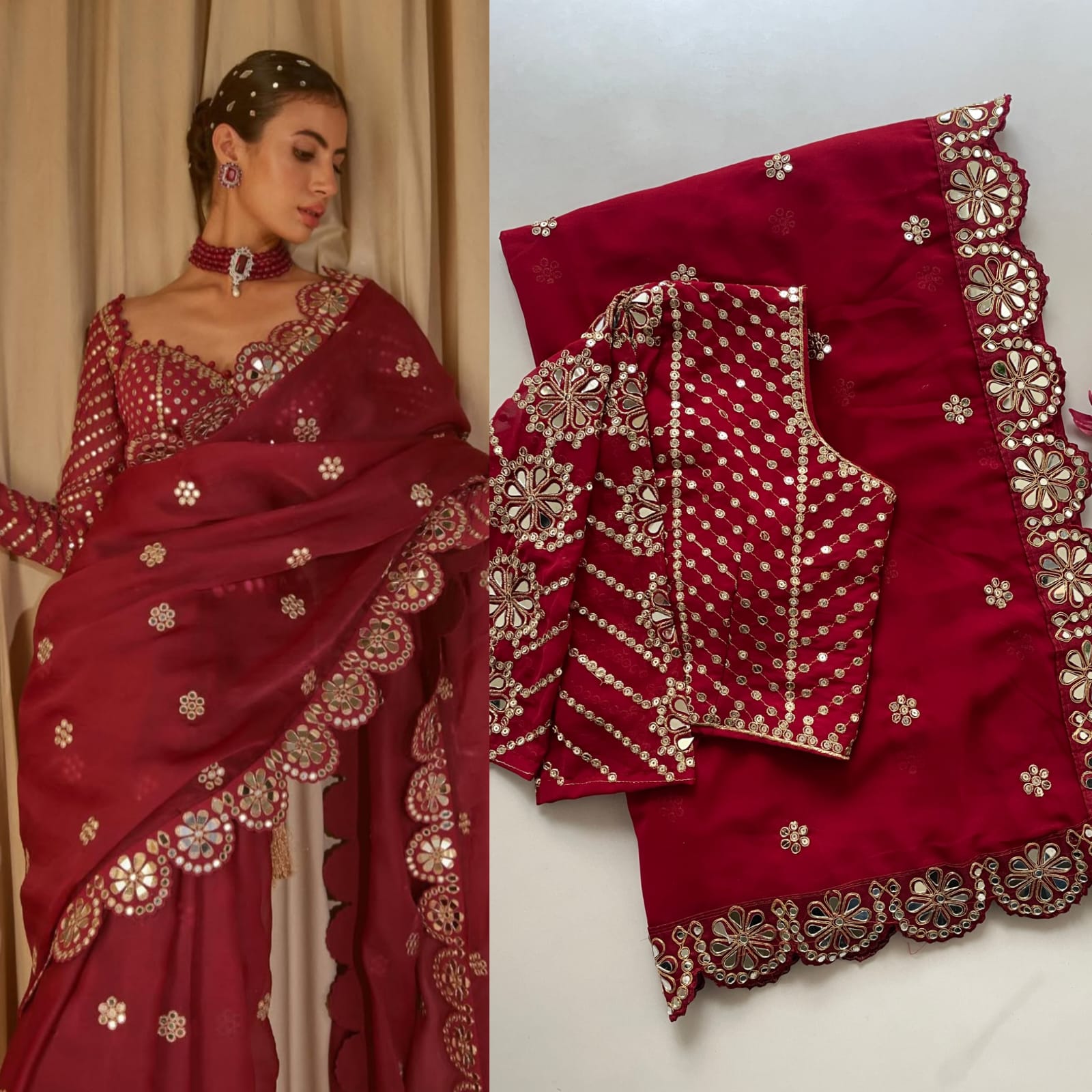 Majestic Bloom Royal Heritage Saree