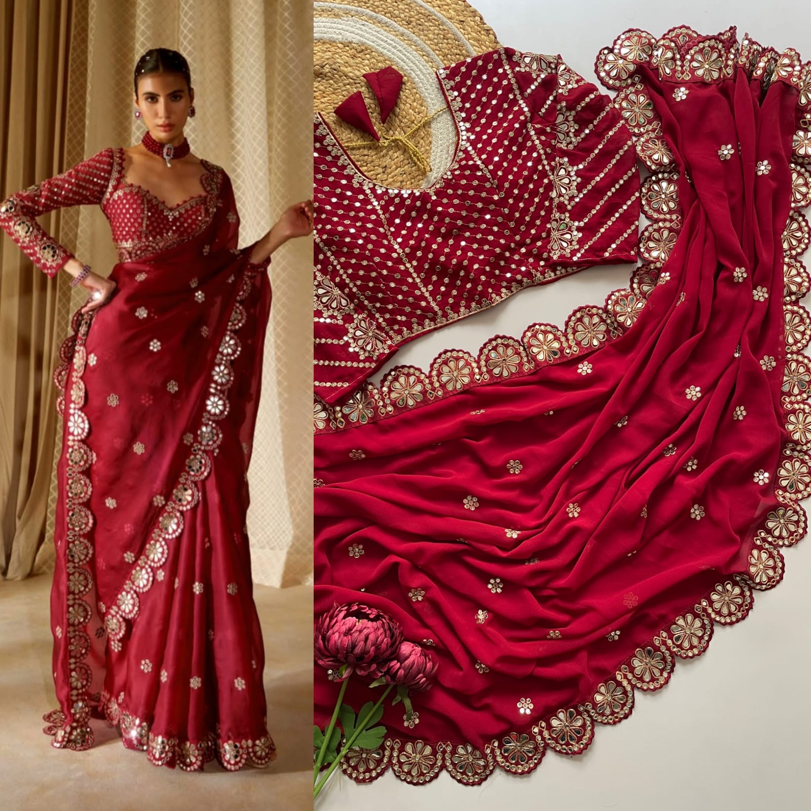 Majestic Bloom Royal Heritage Saree