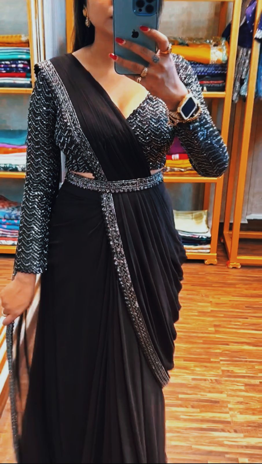 Celestial Glam Ready to Wear Saree