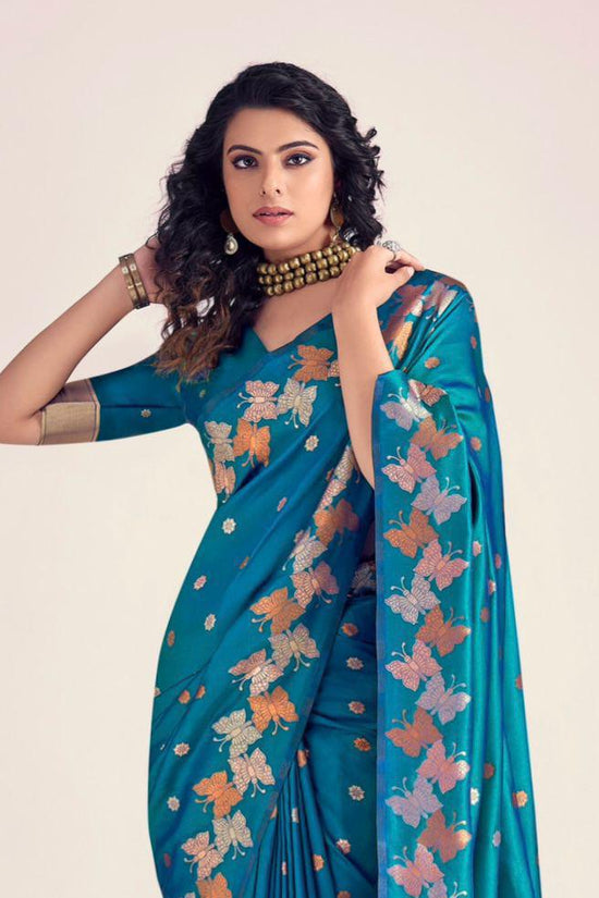 Serene Symphony In Banarasi Artistry