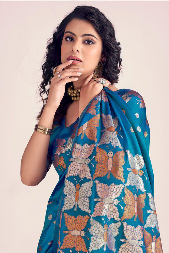 Serene Symphony In Banarasi Artistry